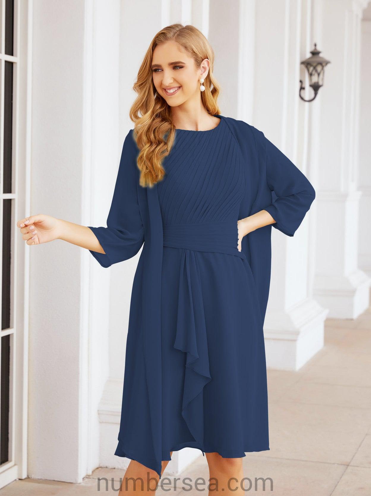 Sunnderly Mother of The Bride Dresses Prom Dress Casual Pleated Dress  SY28065