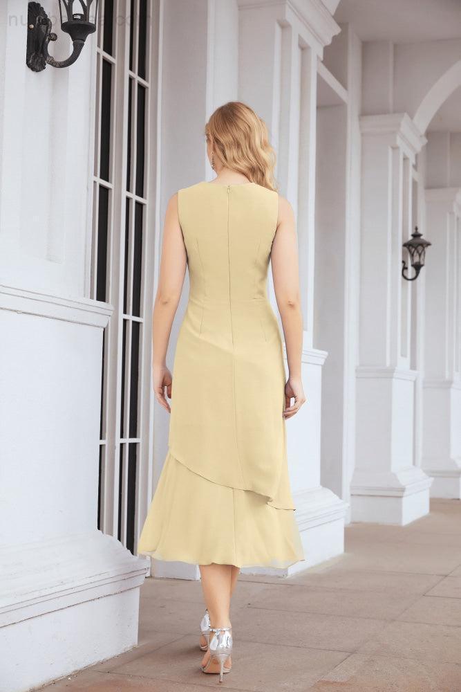 Sunnderly Two-Piece A-line Mother of The Bride Dress Formal Party Gown Dress SY28072