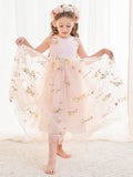 A-line Tulle Ankle-length Pink Dress (2003227599)