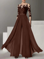 A-Line/Princess Mother of the Bride Dresses with Applique