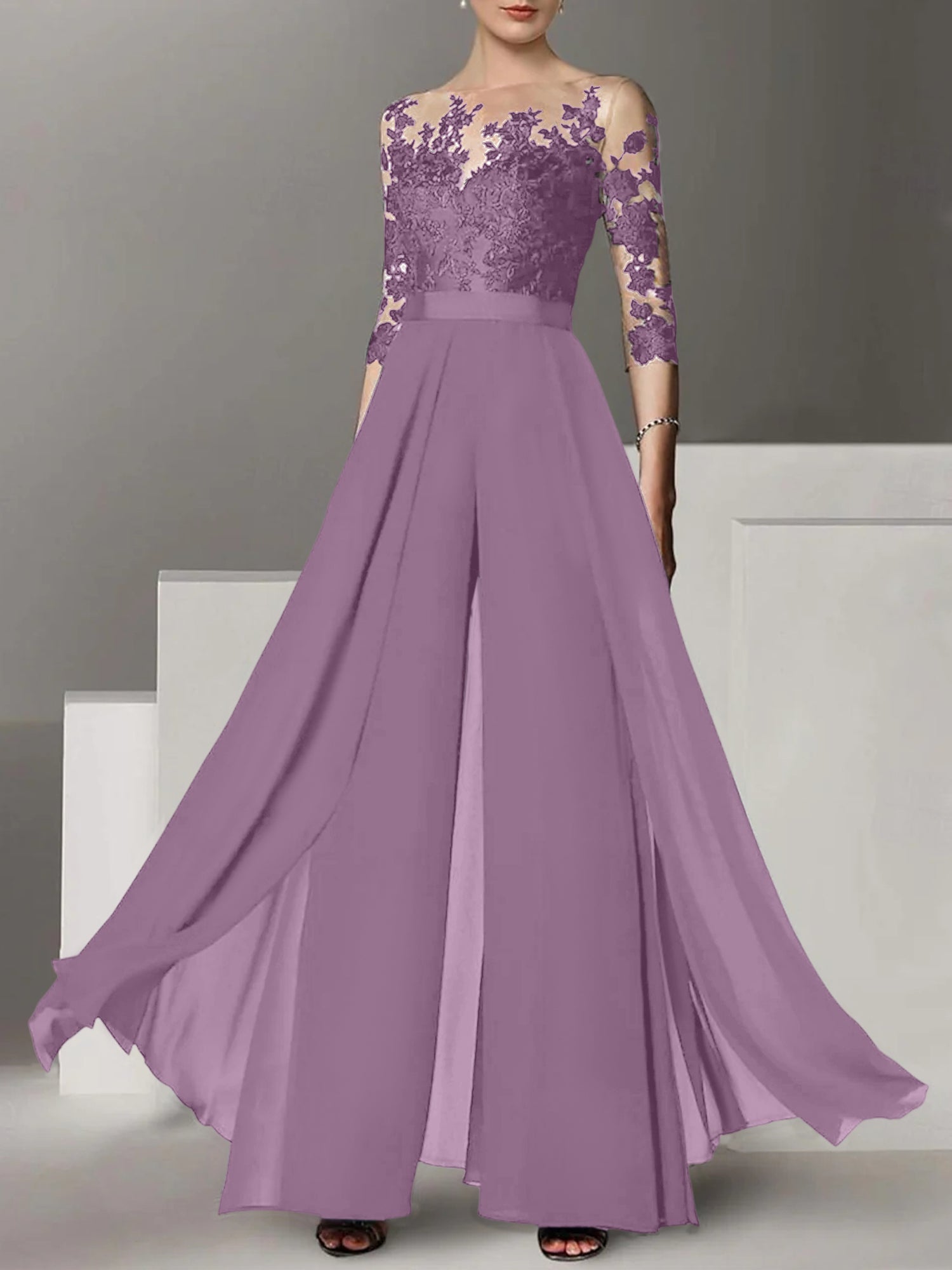 A-Line/Princess Mother of the Bride Dresses with Applique