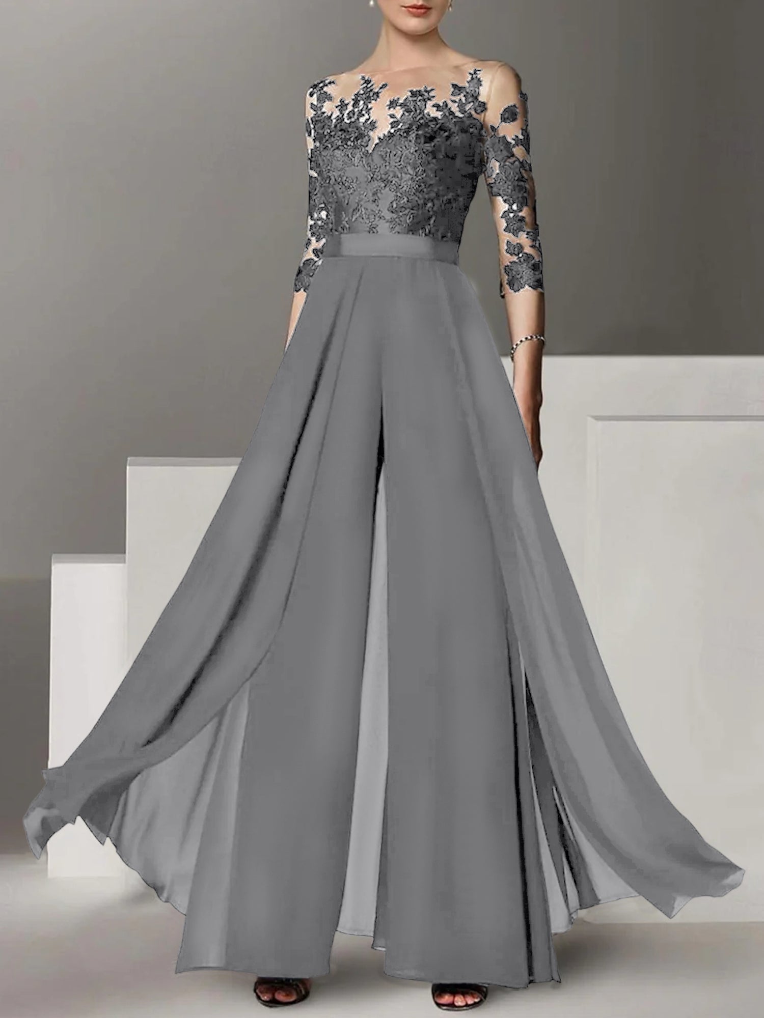 A-Line/Princess Mother of the Bride Dresses with Applique