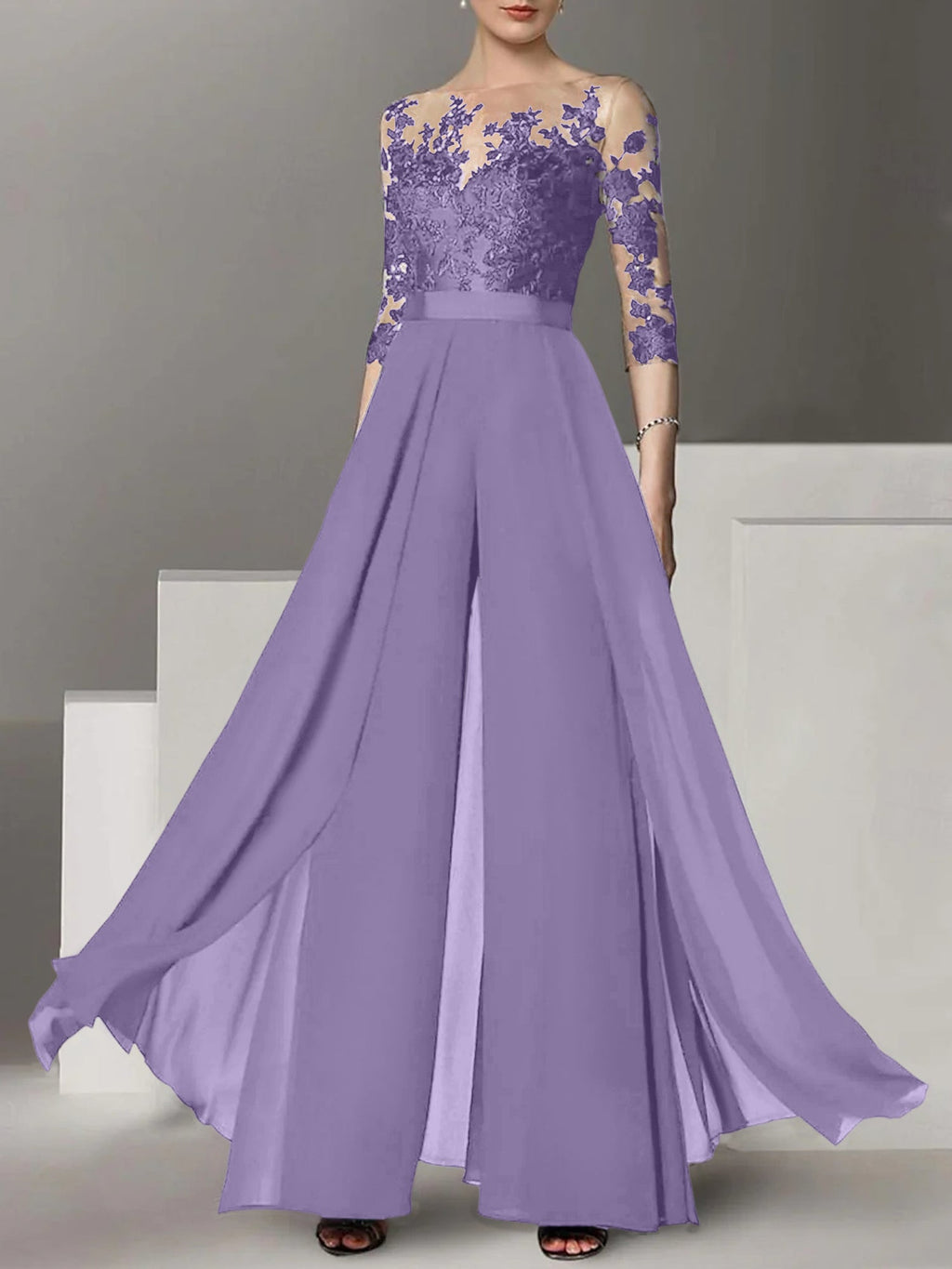 A-Line/Princess Mother of the Bride Dresses with Applique