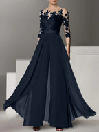 A-Line/Princess Mother of the Bride Dresses with Applique