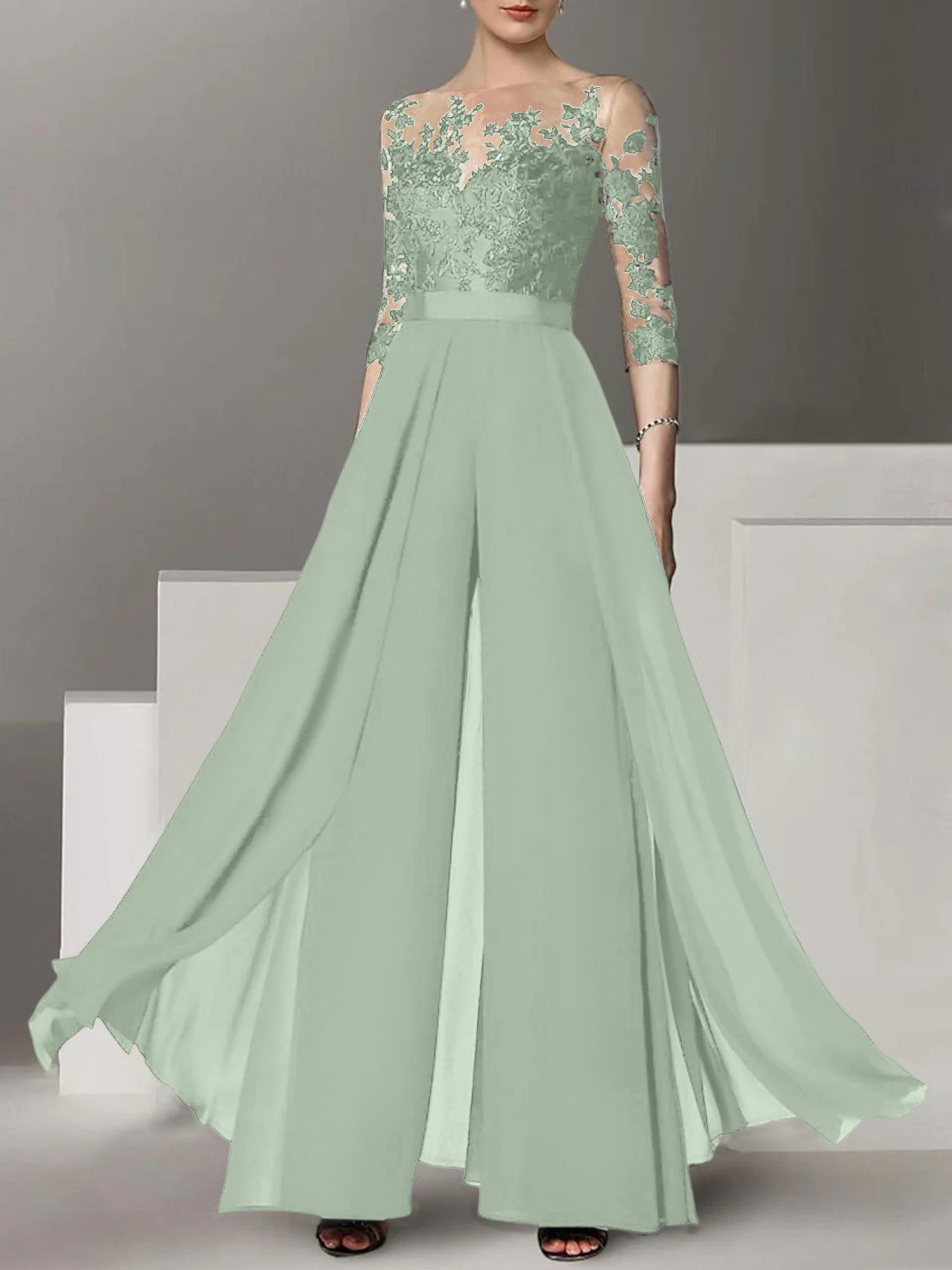 A-Line/Princess Mother of the Bride Dresses with Applique
