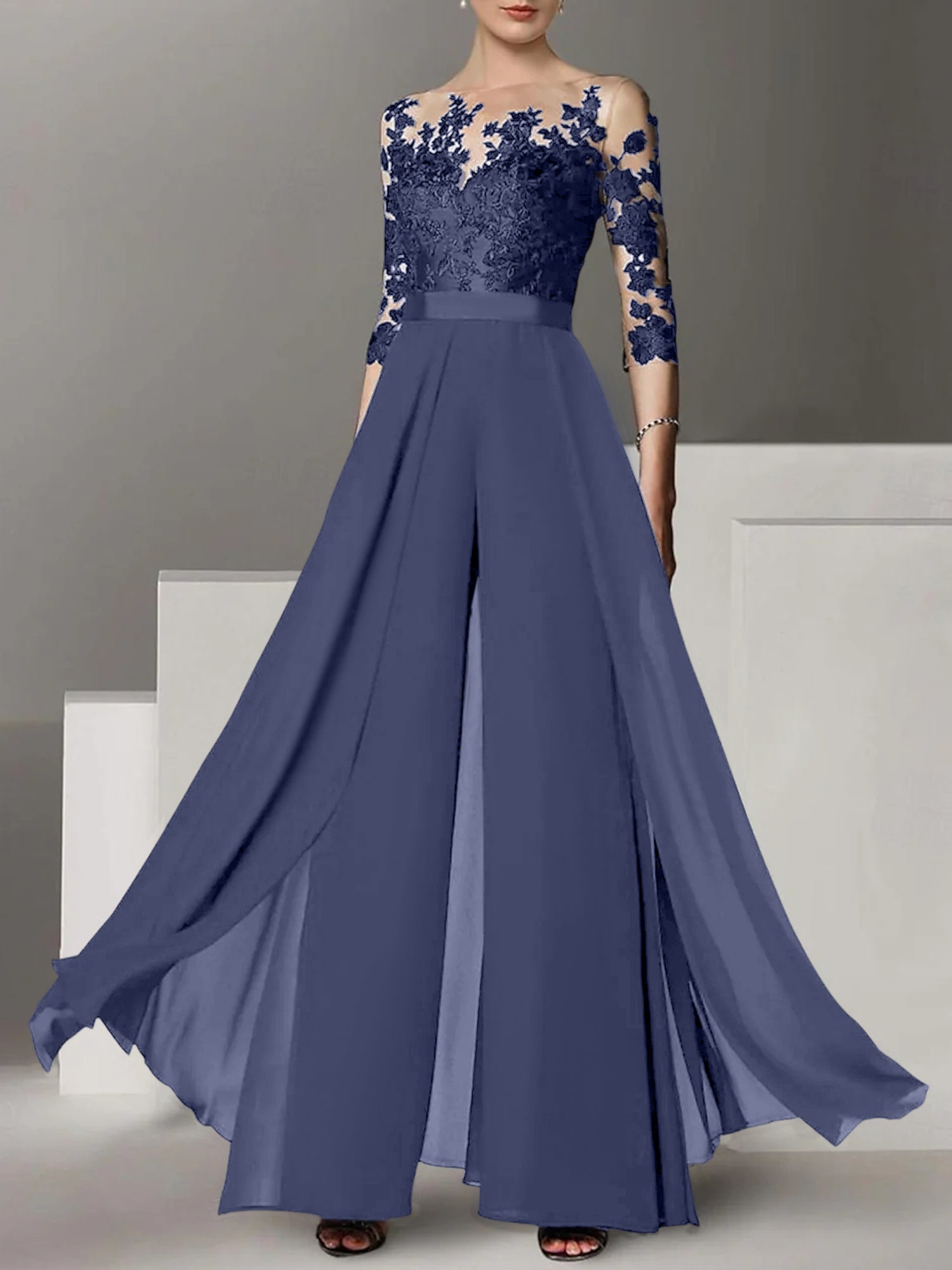 A-Line/Princess Mother of the Bride Dresses with Applique