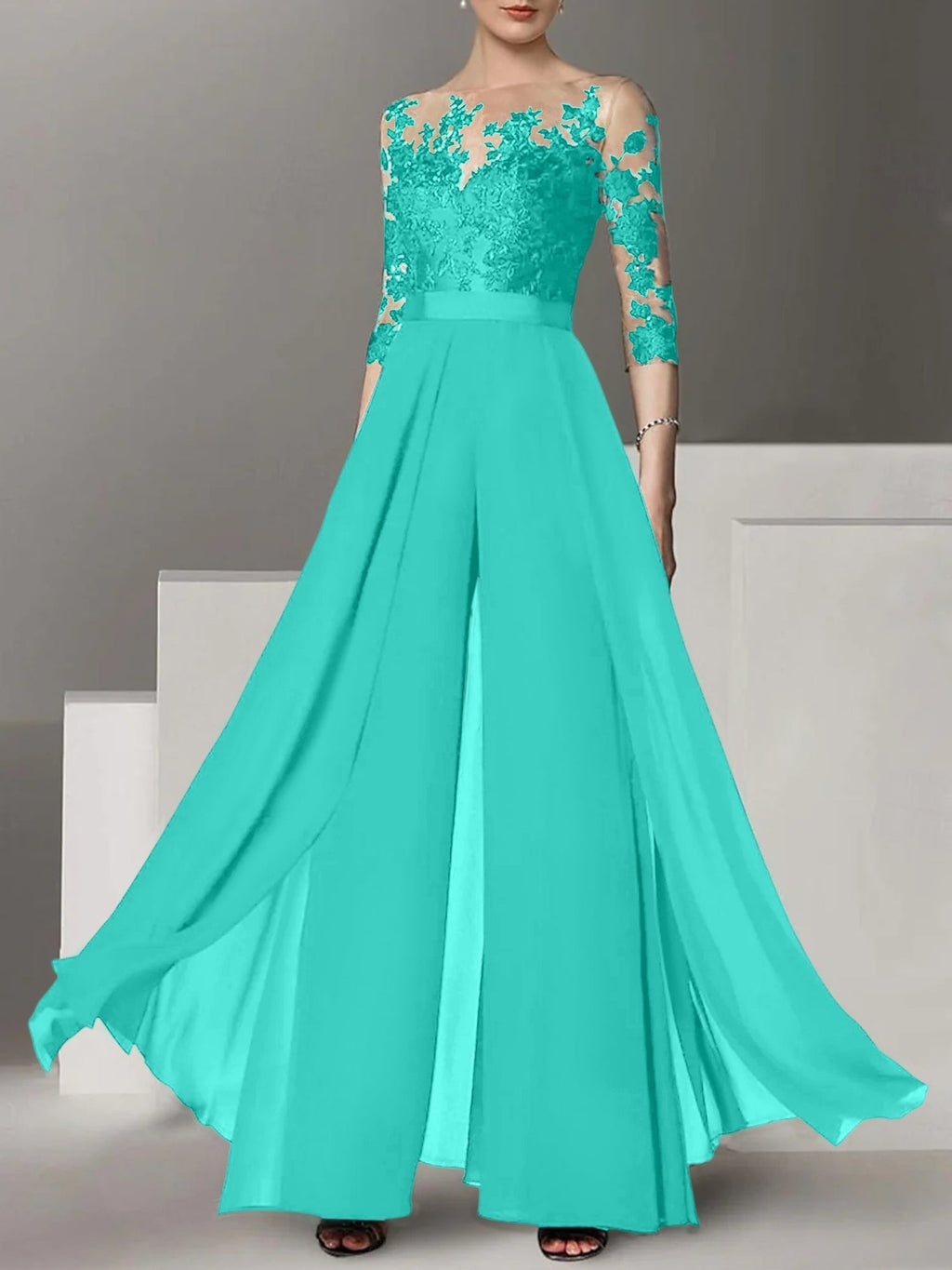 A-Line/Princess Mother of the Bride Dresses with Applique