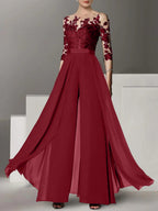 A-Line/Princess Mother of the Bride Dresses with Applique