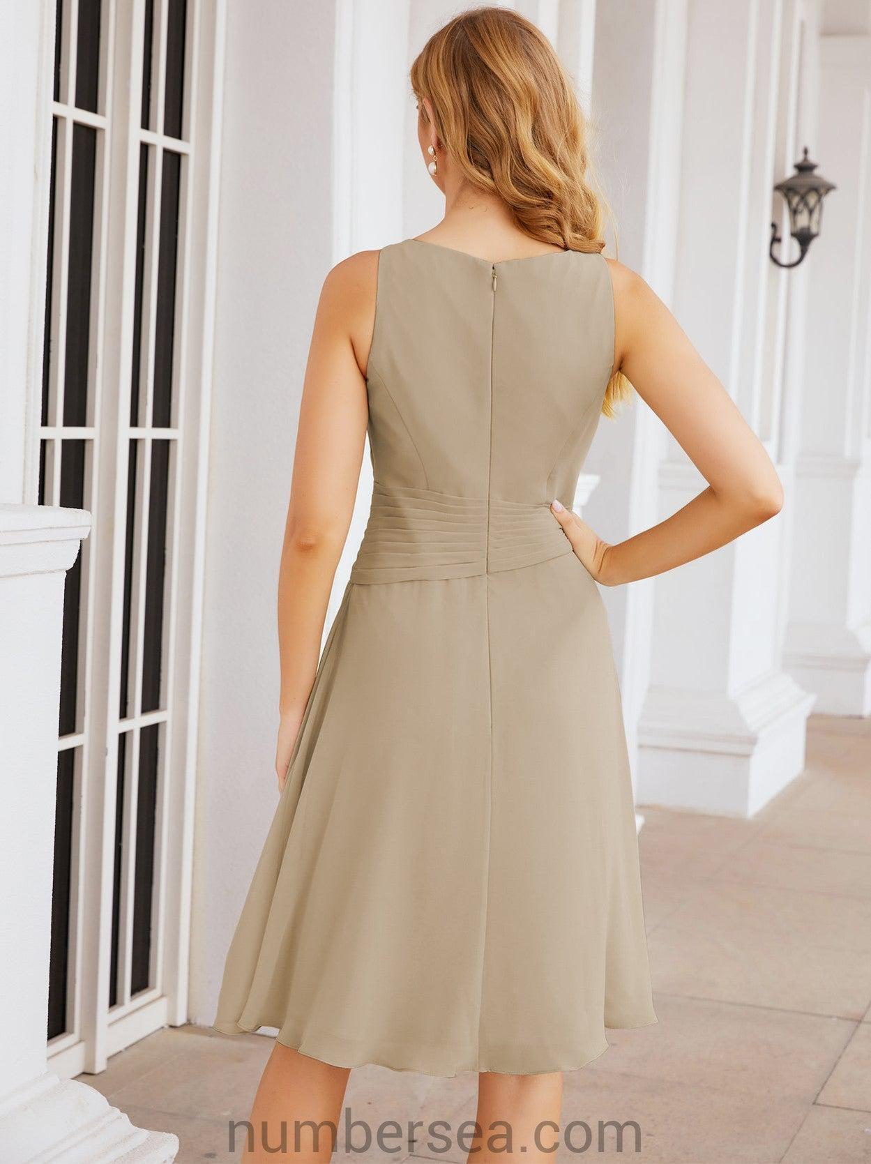 Sunnderly Mother of The Bride Dresses Prom Dress Casual Pleated Dress  SY28065