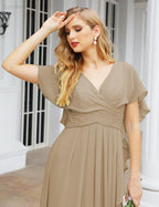 Numbersea Bridesmaid Dresses Backless Formal Prom Gowns for Evening Party Mother of The Bride Dress 28040