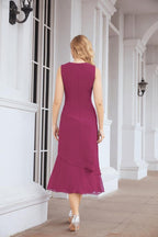 Sunnderly Two-Piece A-line Mother of The Bride Dress Formal Party Gown Dress SY28072