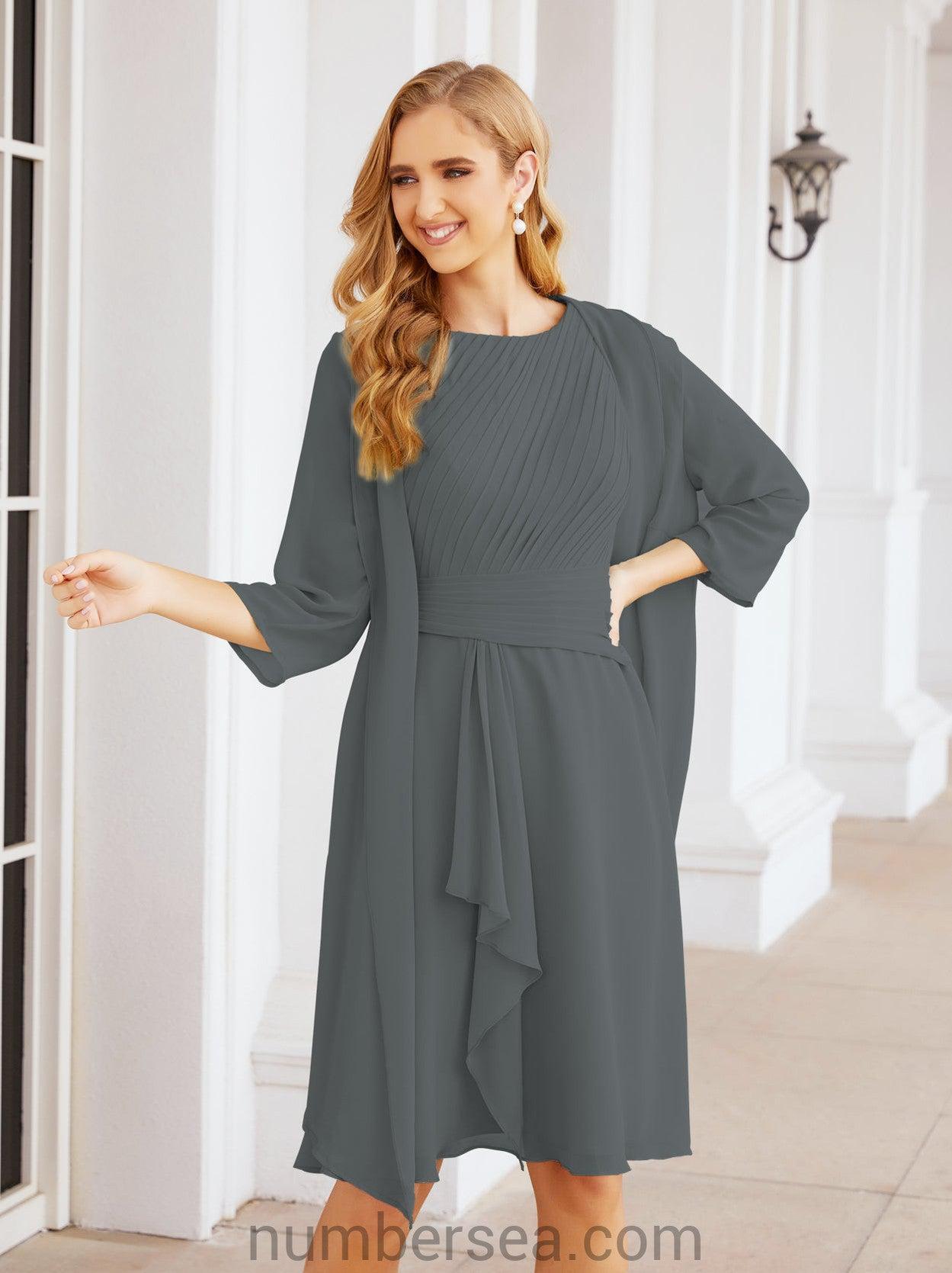 Sunnderly Mother of The Bride Dresses Prom Dress Casual Pleated Dress  SY28065