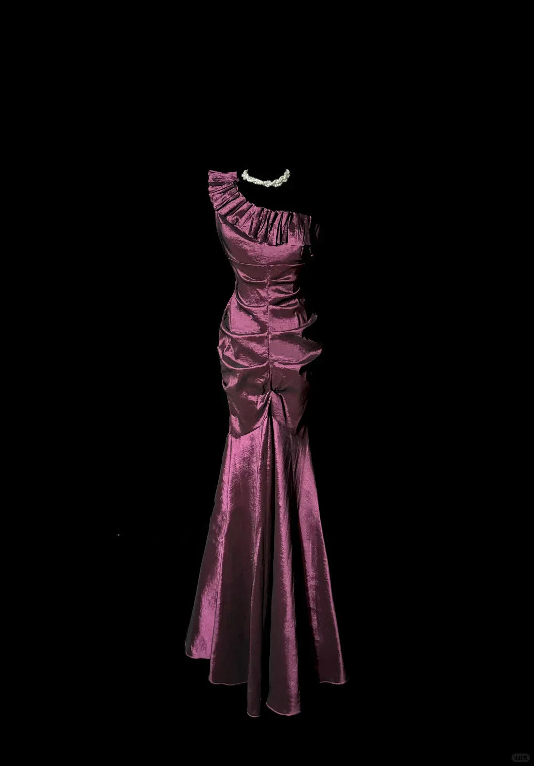 Mermaid One Shoulder Sleeveless Long Prom Gown Fairy Prom Dresses
