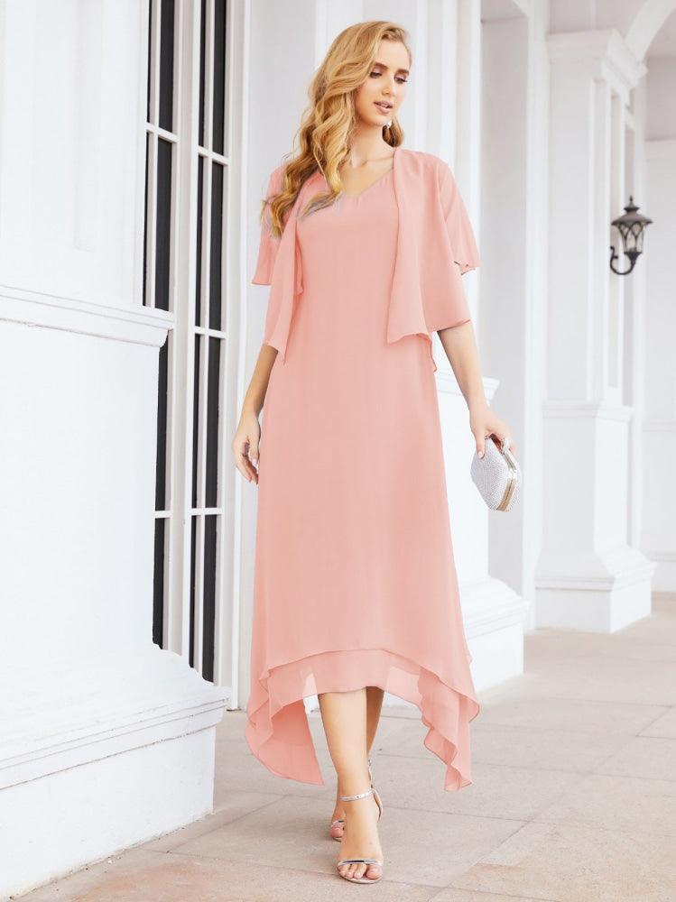 Sunnderly Two-Piece A-line Mother of The Bride Dress Formal Party Gown Dress SY28073