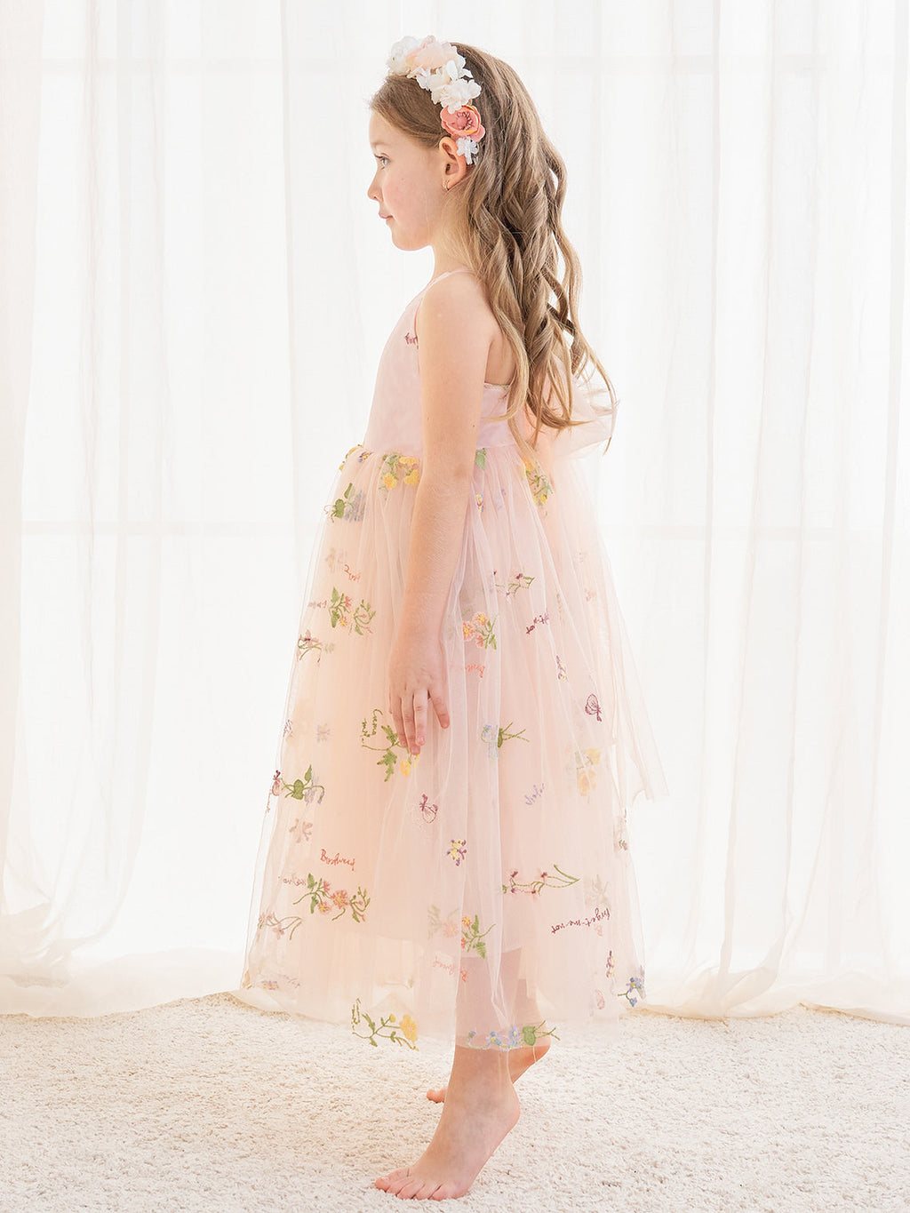 A-line Tulle Ankle-length Pink Dress (2003227599)