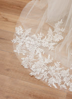 Ball-Gown Long SleevesTulle Sweep Train First Communion Flower Girl Dress