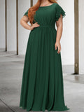 A-Line/Princess Short Sleeves Mother of the Bride Dresses