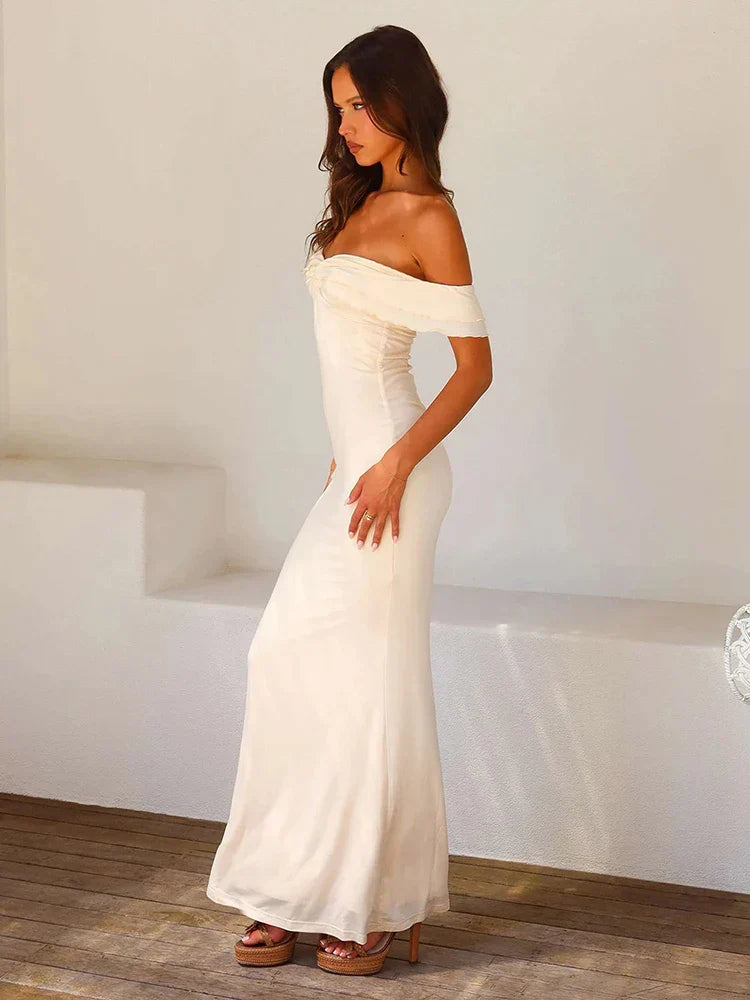 Slim Bodycon Maxi Vacation Dress