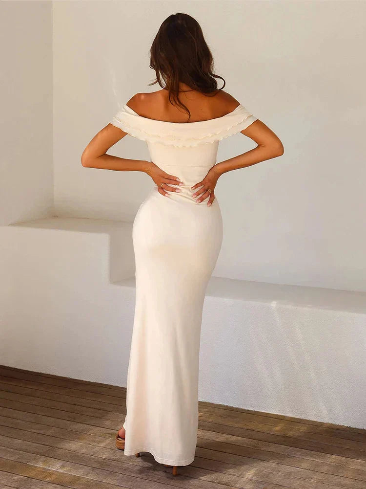 Slim Bodycon Maxi Vacation Dress