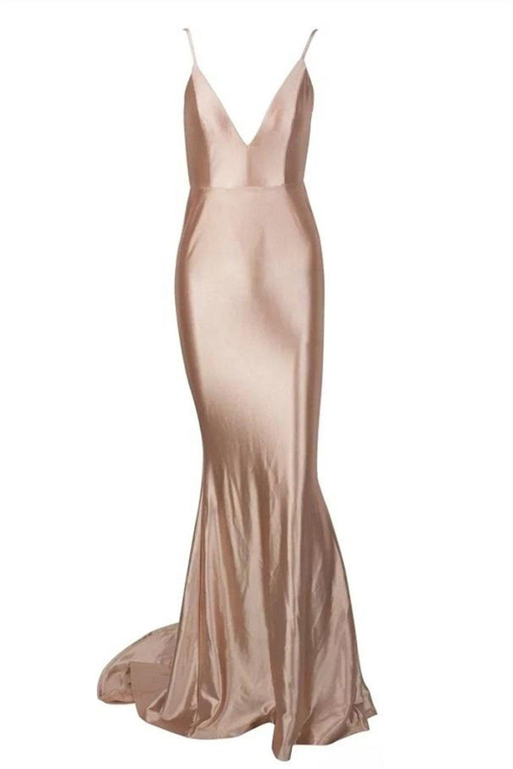 Champagne Evening Dresses | Long prom dresses