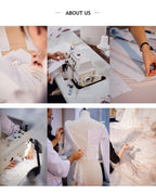 NumberSea Boho Lace Wedding Dresses 2021 Lakshmigown Vestido de Noche New V Neck Luxury Beading Sexy Lace Bridal Gown Robe Mariee