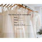 NumberSea Brautkleid Civil Bohemia Lace Bodice Chiffon Puff Long Sleeve Wedding Dress with V Neck 2024 Backless Beach Bridal Gown Women