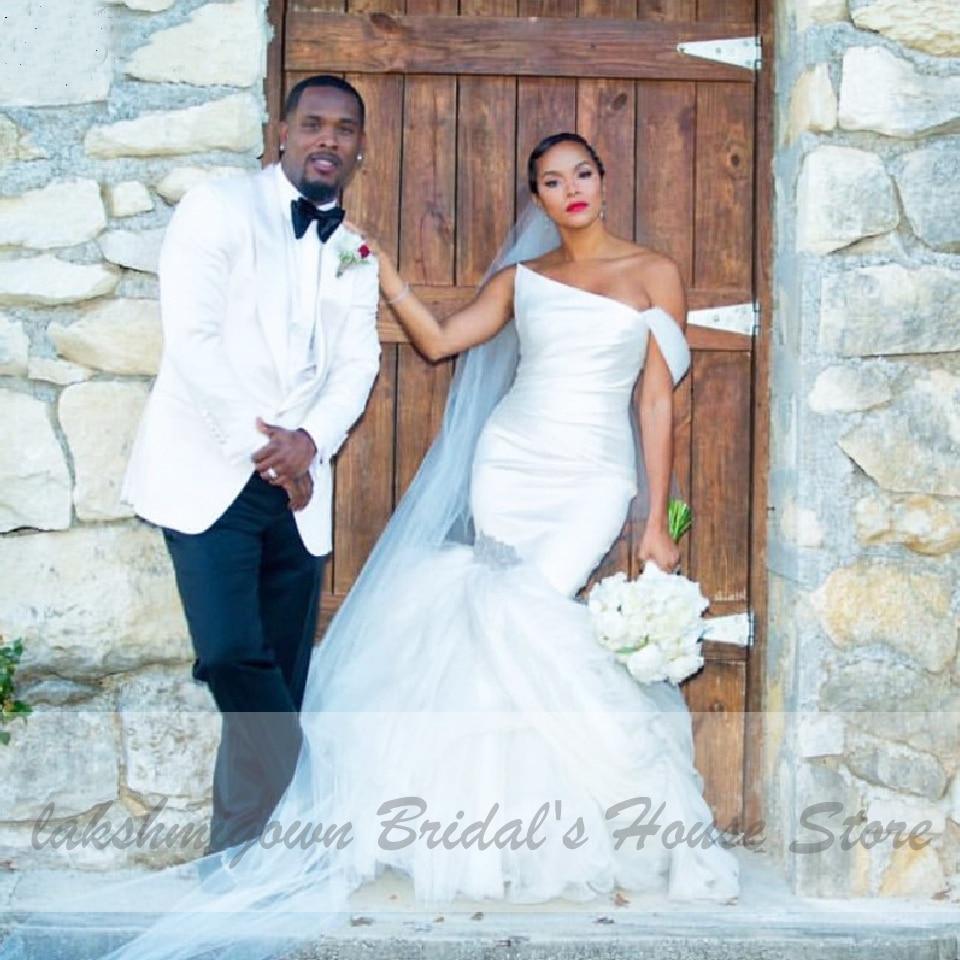 NumberSea Chic African Mermaid Wedding Dress Dubai Bridal Gowns