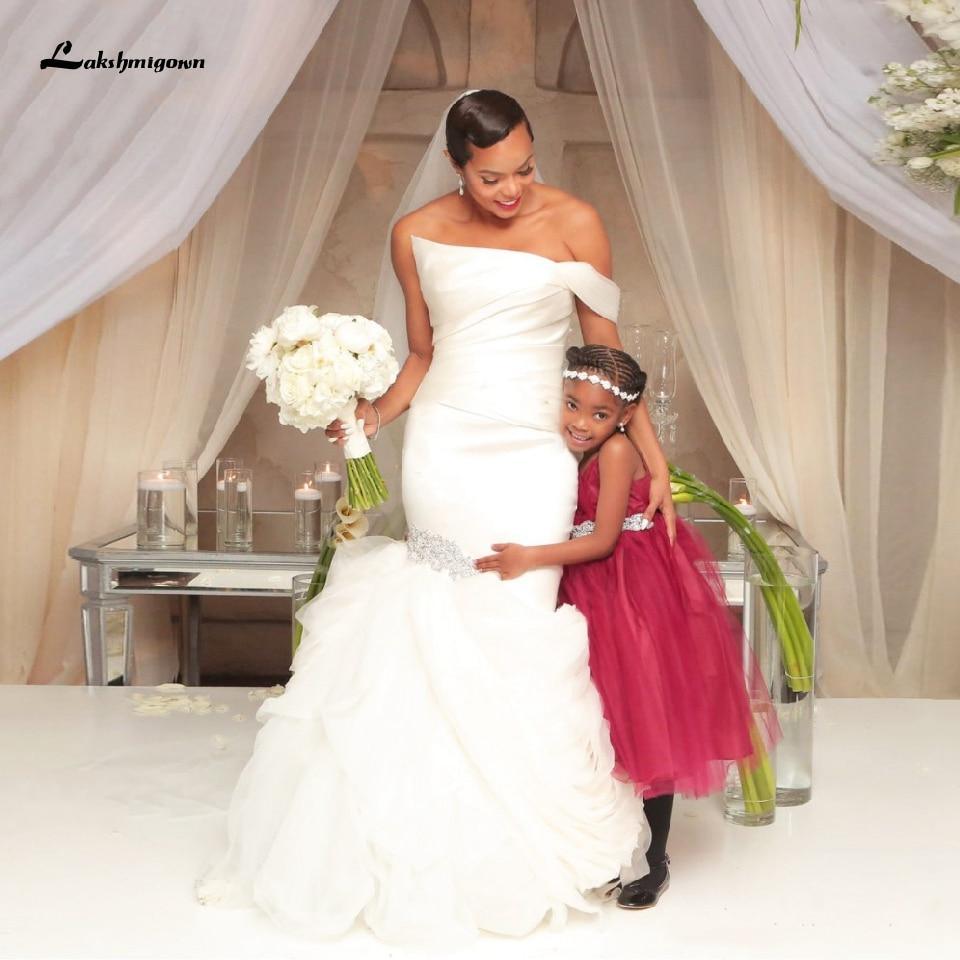NumberSea Chic African Mermaid Wedding Dress Dubai Bridal Gowns