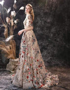 NumberSea Princess African Mermaid Wedding Dress Satin Sexy Flowers Bridal Dress