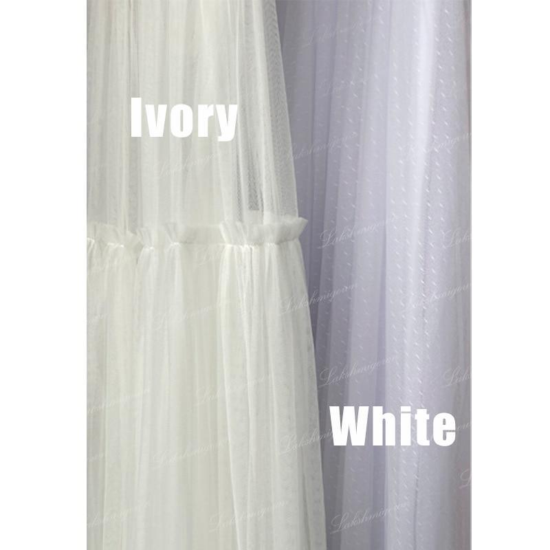 NumberSea Summer Beach A-Line Princess Wedding Dresses V Neckline